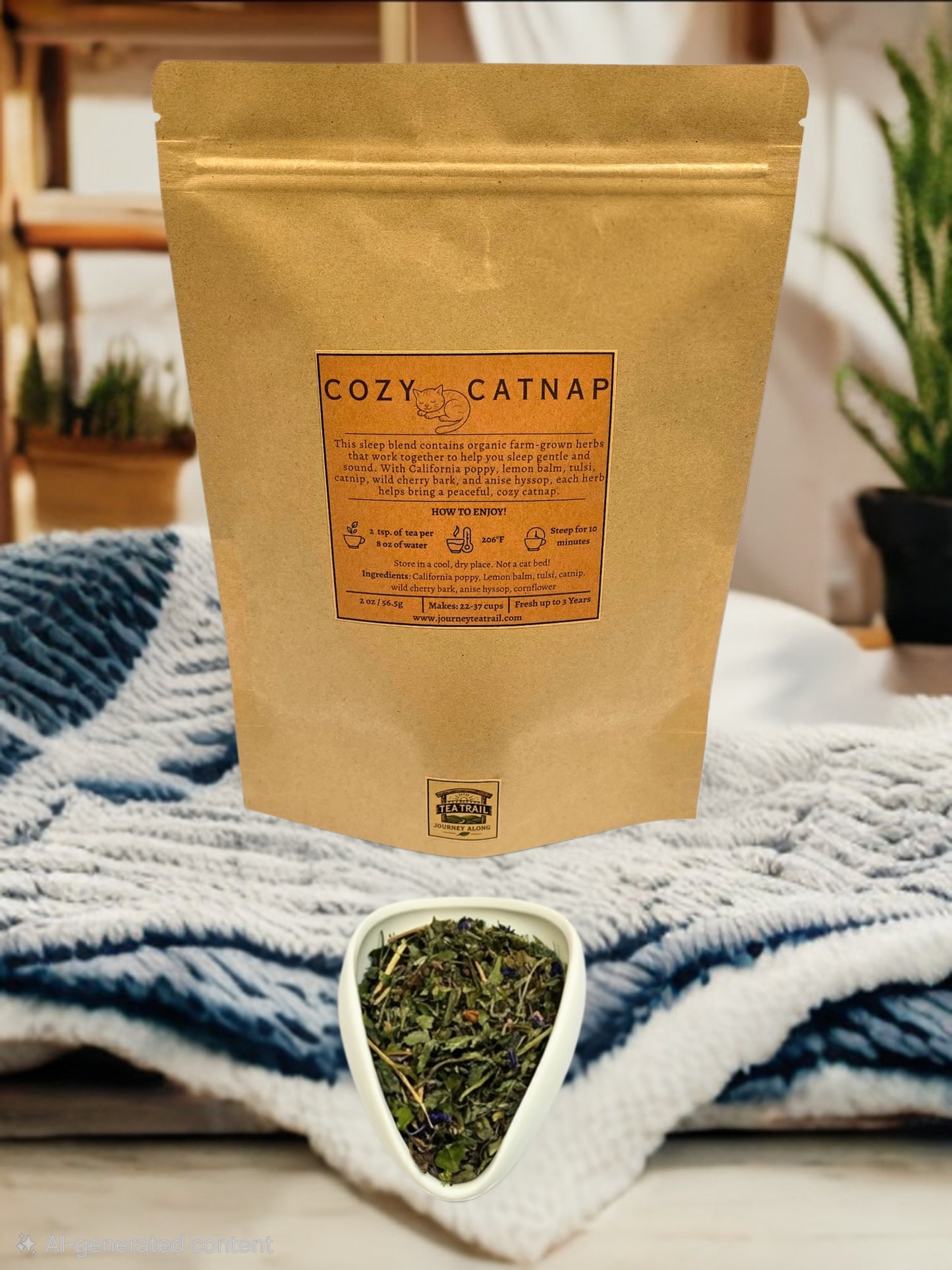 Tea Trail Cozy Catnap (Herbal Sleep Blend)
