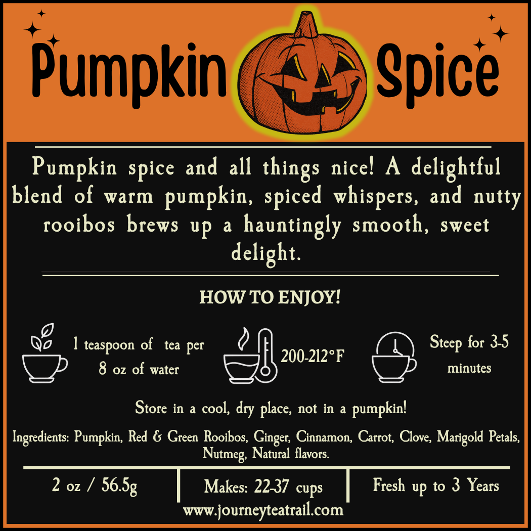 Tea Trail- Pumpkin Spice Loose Leaf Tea Blend