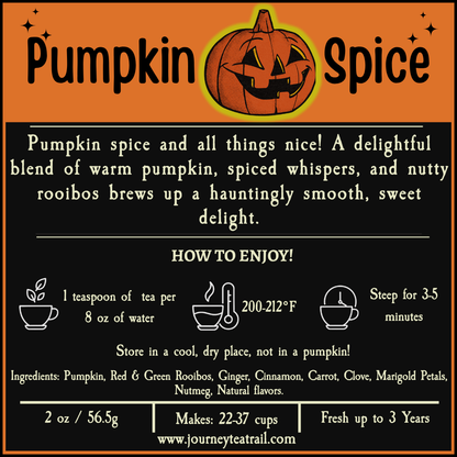 Tea Trail- Pumpkin Spice Loose Leaf Tea Blend