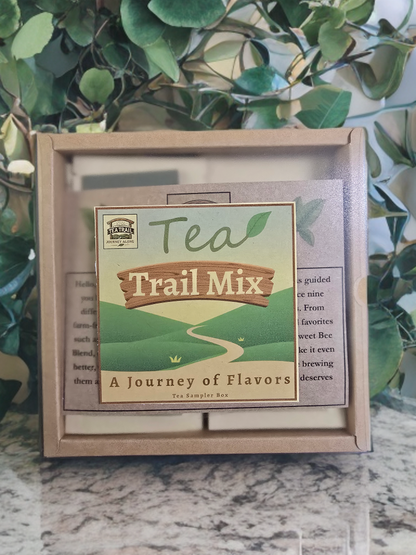 Tea Trail Mix – Loose Leaf Tea Sampler with 20 Fillable Tea Bags Included