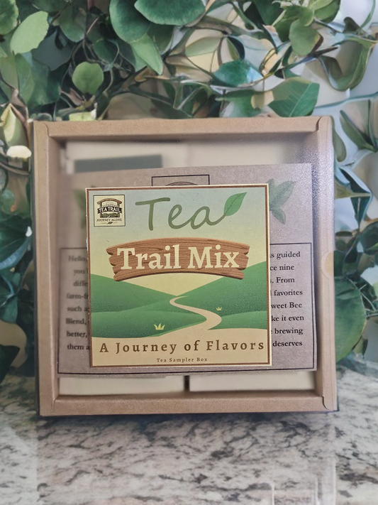 Tea Trail Mix – Loose Leaf Tea Sampler with 20 Fillable Tea Bags Included