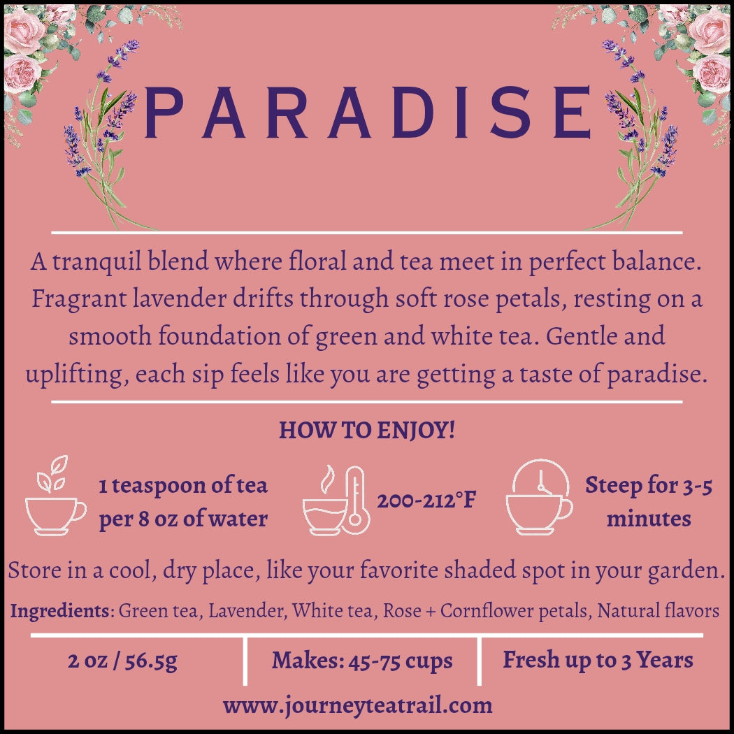 Tea Trail- Paradise Loose Leaf Tea Blend